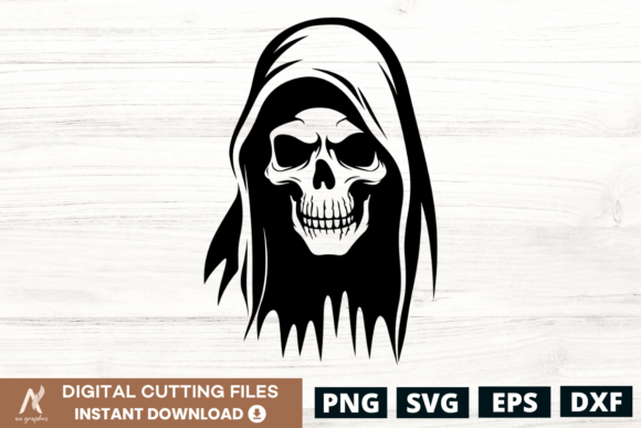 Download Halloween Ghost Skull SVG Design - 6 - Premium Resources