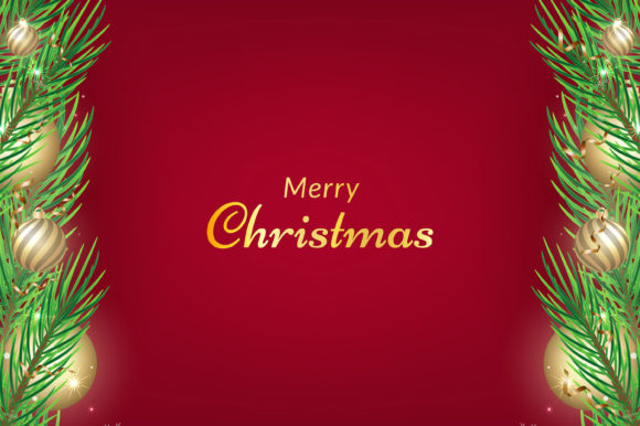 Download Red Christmas Background with Tree - Premium Resources