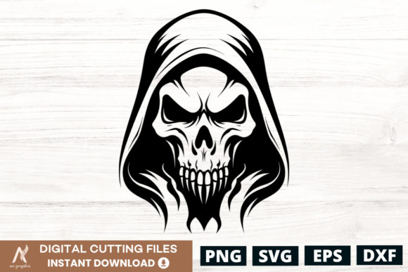 Download Halloween Ghost Skull SVG Design - 7 - Premium Resources