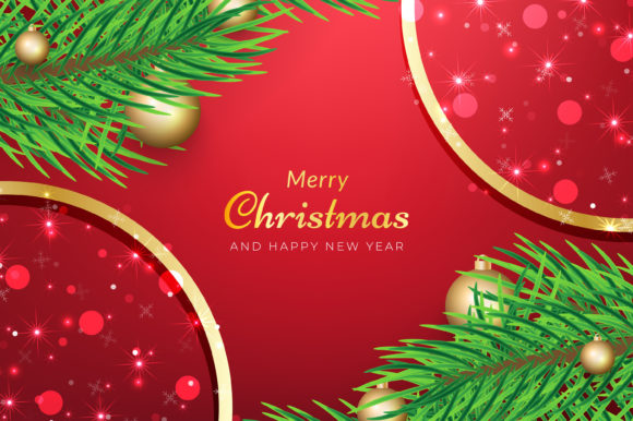 Download Sparkling Red Christmas Background - Premium Resources