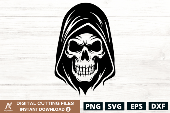 Download Halloween Ghost Skull SVG Design - 8 - Premium Resources